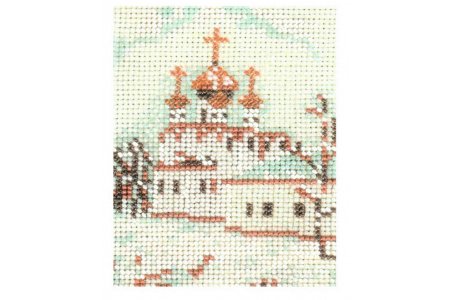 Набор для вышивания бисером РАДУГА БИСЕРА Москва., Смоленский собор, 10*14см