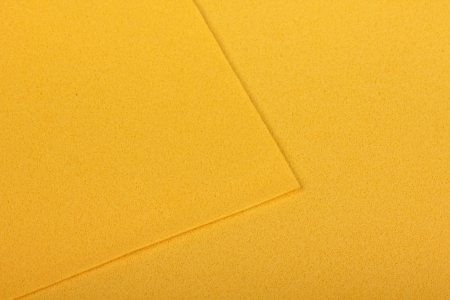 Фоамиран пластичная замша, желтый, 1мм, 50*50см