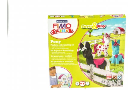 Набор полимерной глины FIMO kids form&play, Пони