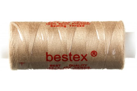 Нитки швейные Bestex 40/2, 100%полиэстер, 400ярдов, 257 светло-пастельно-болотный