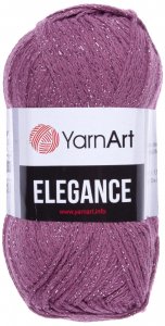 Пряжа YarnArt Elegance пыльная роза (112), 88%хлопок/12%металлик, 130м, 50г