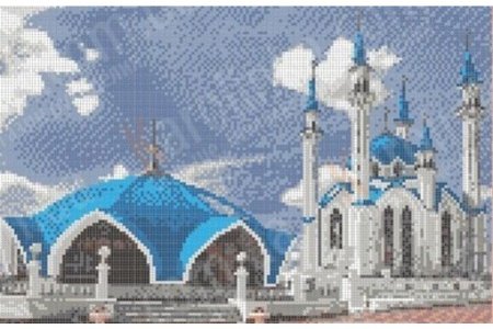 Набор для вышивания бисером KAROLINKA Мечеть Кул-Шариф, 24,3*36см