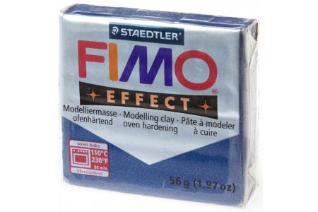 Полимерная глина FIMO Effect, синий сапфир (металлик) (38), 57г