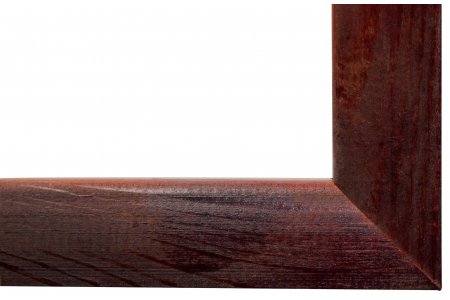 Рамка для вышивки ЗЕБРА деревянная с стеклом, коричневый, 20*25см