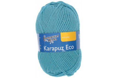 Пряжа Семеновская Karapuz Eco темная бирюза (0211), 90%детский акрил/10%капрон, 125м, 50г