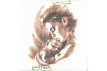 Набор для вышивания крестом Alisena Мадонна с младенцем, 30*23см
