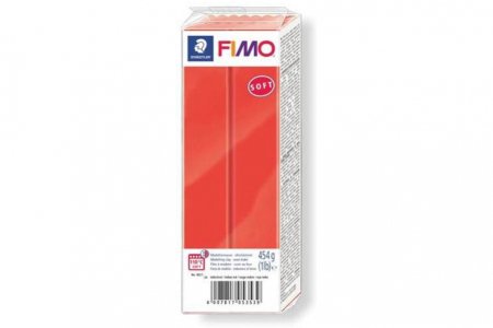 Полимерная глина FIMO Soft, индийский красный (24), 454гр