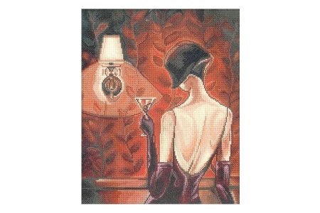 Набор для вышивания крестом РТО Триш Биддл-Эффектные женщины в роскошных местах, 27*33см