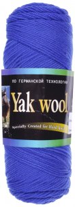 Пряжа Color City Yak wool электрик (6305), 60%пух яка/20%мериносовая шерсть/20%акрил, 430м, 100г