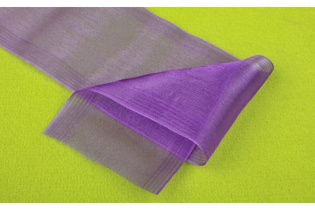 Лента капроновая 5полос фиолетовый, 110-115мм, 1м