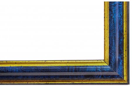 Рамка для вышивки ЗЕБРА пластиковая со стеклом, синий, 20*20см