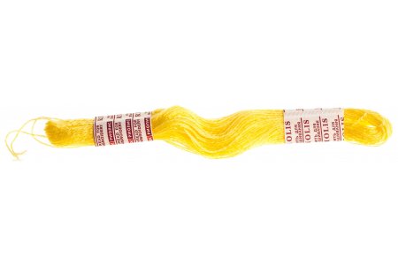 Нитки мулине Риолис шерсть/акрил, 20м, 215, желтый