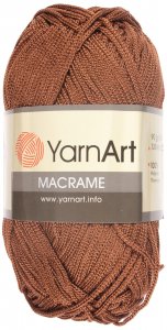 Пряжа YarnArt Macrame светло-коричневый (151), 100%полиэстер, 130м, 90г