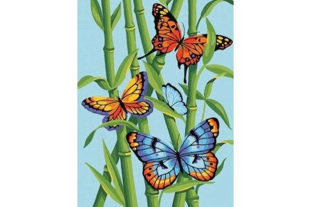 Картина по номерам СolorNumbers Бабочки CX3155, 20*30см