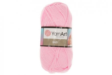 Пряжа Yarnart Baby розовый (217), 100%акрил, 150м, 50г