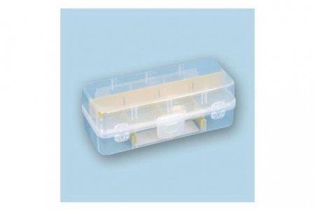 Коробка пластиковая для мелочей GAMMA, прямоугольная, 2 секции со съемными перегодками, 14*6*5см
