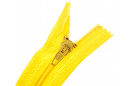 Молния спираль Т5 GAMMA карманная, неразъемная, ярко-желтый(109), 18см