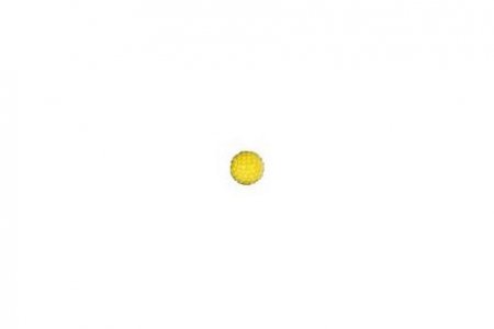 Бусина пластиковая ZLATKA шар под жемчуг, желтый, 14мм