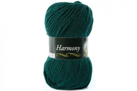 Пряжа Vita Harmony темно-зеленый (6320), 55%акрил/45%шерсть, 110м, 100г