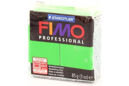 Полимерная глина FIMO Professional ярко-зеленый (5), 85г