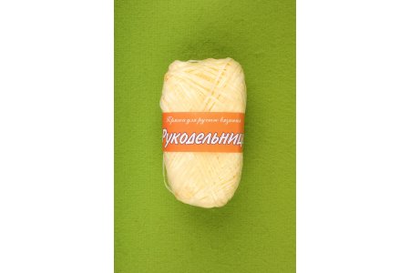 Пряжа Пехорка Рукодельница мочалка бл.желтый (36), 100%полипропилен, 200м, 50г