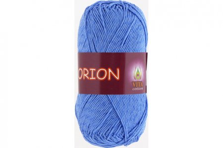 Пряжа Vita cotton Orion голубой (4574), 77%хлопок мерсеризованный/23%вискоза, 170м, 50г