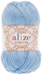 Пряжа Alize Forever светло-голубой (350), 100%акрил, 300м, 50г