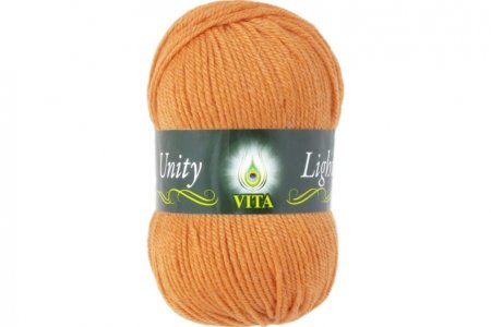 Пряжа Vita Unity Light янтарь (6031), 52%акрил/48%шерсть, 200м, 100г