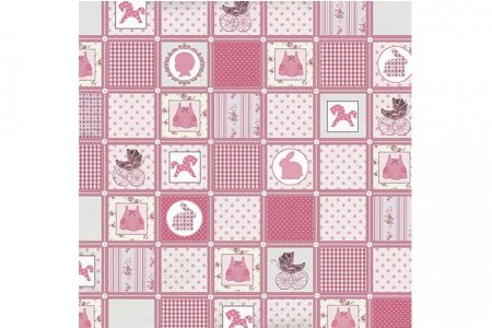 Бумага для скрапбукинга CRAFT PREMIER Коллекция Малыш и малышка, Розовое одеяло, 30,5*30,5см