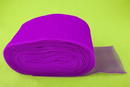 Лента капроновая гофрированная фиолетовый, 110мм, 1м