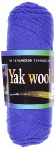 Пряжа Color City Yak wool васильковый (313), 60%пух яка/20%мериносовая шерсть/20%акрил, 430м, 100г