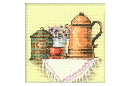 Набор для вышивания крестом РТО Утренняя чашка кофе, 10*10см