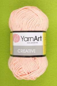 Пряжа YarnArt Creative пудра (225), 100%хлопок, 85м, 50г