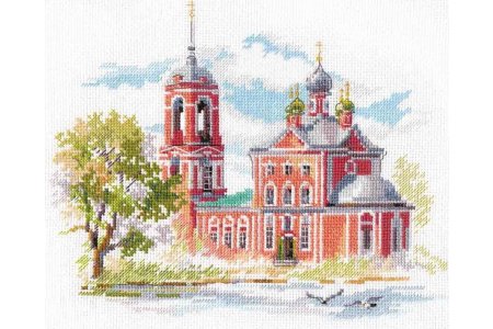 Набор для вышивания крестом АЛИСА Переславль-Залесский. Сорокосвятская церковь, 22*18см