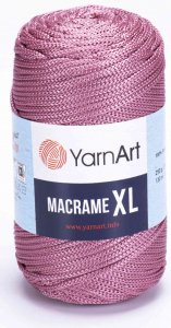 Пряжа YarnArt Macrame XL сухая роза (141), 100%полиэстер, 130м, 250г