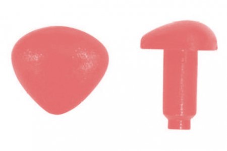 Нос для игрушек невинтовой ALKIONA, розовый, 12*11мм