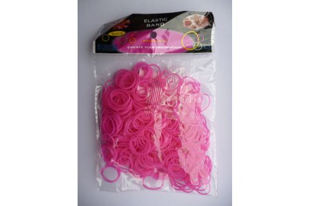Резинки для плетения Rainbow Loom Bands(Лум Бэндс) арома, розовый, 600шт