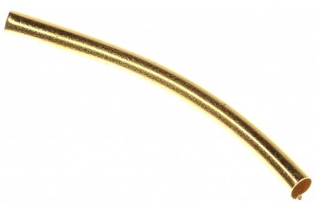 Трубочка металлическая ZLATKA под золото, 25мм, 10шт