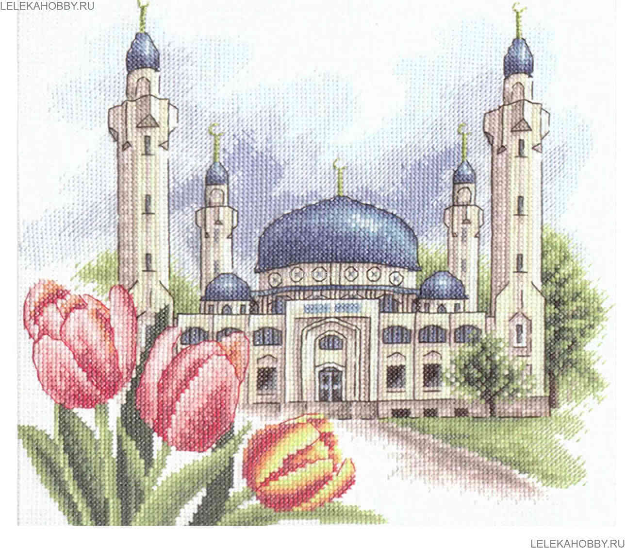 Схемы Для Вышивки Крестом Мечеть Кул-шариф Закатать