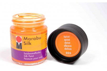 Краска для шелка MARABU Silk абрикос (025), 50мл