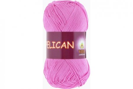 Пряжа Vita cotton Pelican светло-розовый (3977), 100%хлопок, 330м, 50г