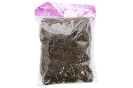 Волосы для кукол Кудри темно-коричневый, 45г