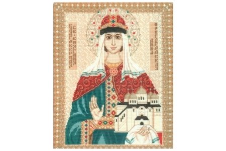 Набор для вышивания крестом Риолис Святая Анна Новгордская, 29*35см