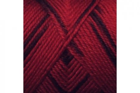 Пряжа Color City Yak wool красно-черный меланж (916), 60%пух яка/20%мериносовая шерсть/20%акрил, 430м, 100г