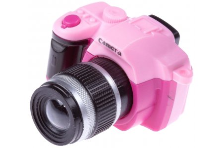 Фотоаппарат со вспышкой, розовый, 4*2,5*5см