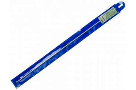 Крючок GAMMA для тунисского вязания, металлический, d3мм, 36см