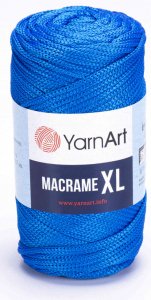 Пряжа YarnArt Macrame XL яркий синий (139), 100%полиэстер, 130м, 250г