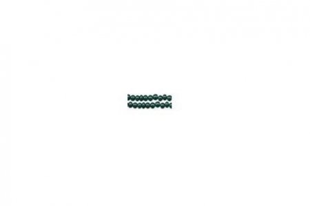 Бисер чешский круглый PRECIOSA 9/0 непрозрачный/глянцевый темно-зеленый (53270), 50г