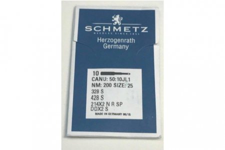 Иглы для промышленных швейных машин SCHMETZ 328S №200, 10шт