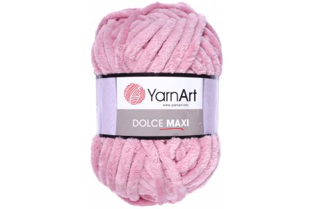 Пряжа YarnArt Dolce MAXI розовая пудра (769), 100%микрополиэстер, 70м, 200г